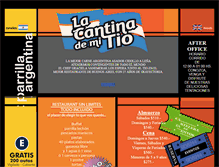 Tablet Screenshot of lacantinademitio.com